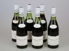 Rotwein, 6 Flaschen Savigny-lès-Beaune, Les Vergelesses 1978, Maison Leroy, Cote Beaune Bourgogne,
