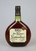 Armagnac, 1 Flasche, 0,7 l, Jahrgang 1950, Hersteller: Samalens, Bezeichnung: Bas Armagnac,