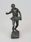 Henri Désiré GAUQUIE (1858-1927), Bronze, patiniert, Der Sämann, auf der Plinthe Titelei FAC ET