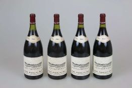 Rotwein, 4 Magnum Flaschen Côtes du Ventoux 1989, Paul Jaboulet Aîné, Cote du Rhone, 1,5 L.. Der