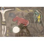 Marc CHAGALL (1887-1985), Farblithographie, im Stein sign. u. dat., Kreuzigung. Maße: ca. 56 x 38 cm