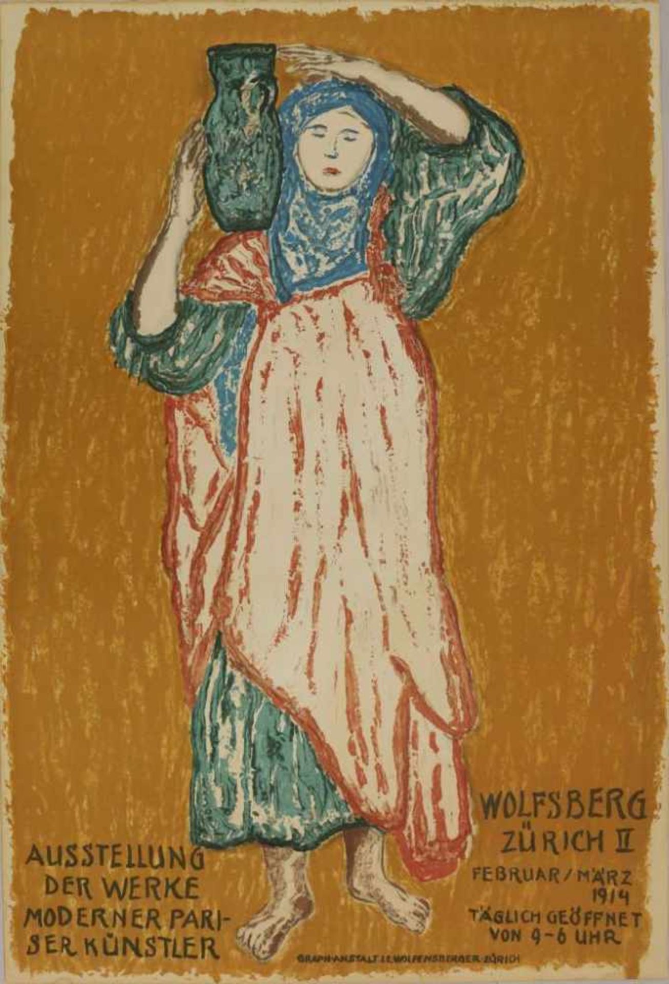 Unbekannter Künstler (IX-XX), Jan VERHOEVEN (1870-1941) zugeschrieben, Farblithographie, Plakat