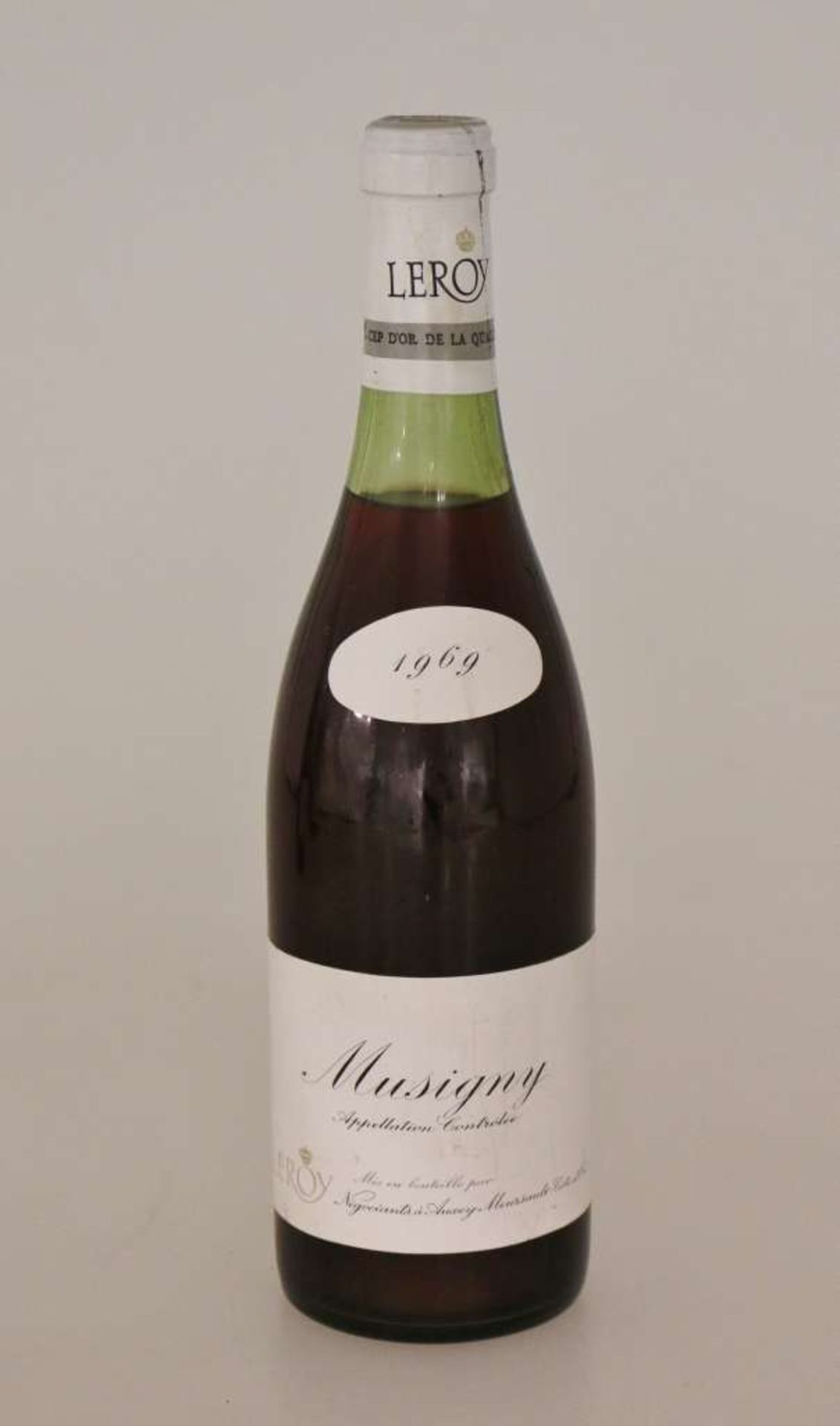 Rotwein, Flasche Musigny, 1969, Domaine Leroy, Grand Cru, Cote de Nuits, Bourgogne, 0,75 L, an