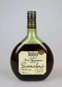 Armagnac, 1 Flasche, 0,7 l, Jahrgang 1888, Hersteller: Samalens, Bezeichnung: Bas Armagnac,