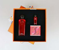 HERMÈS, Geschenkbox Eau de Rhubarbe Écarlate Duft-Set, Neuware von 2017, im Okt.