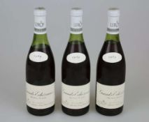 Rotwein, 3 Flaschen Grands-Echezeaux 1969, Maison Leroy, Cote de Nuits, Bourgogne, 0,75 L, ein
