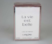 Lancome La Vie est Belle L'Eau de Parfum, 75 ml, Neuware von 2018, original verpackt.
