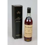 Armagnac, 1 Flasche, 70 cl., Jahrgang 1893, Hersteller: Marcel Trépout, Bezeichnung: Bas Armagnac,