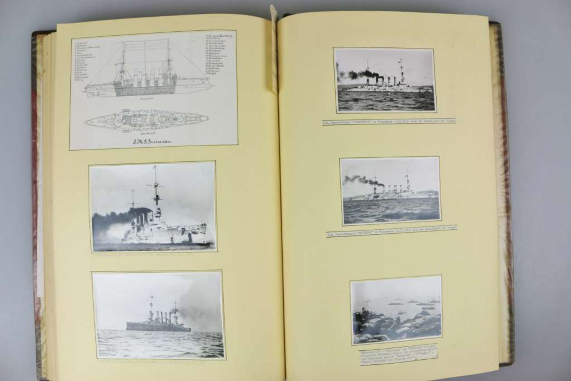 Marine-Archiv, 13 großformatige Alben mit Abbildungen/ Fotos/ Zeitungsausschnitten fast sämtlicher - Bild 4 aus 6