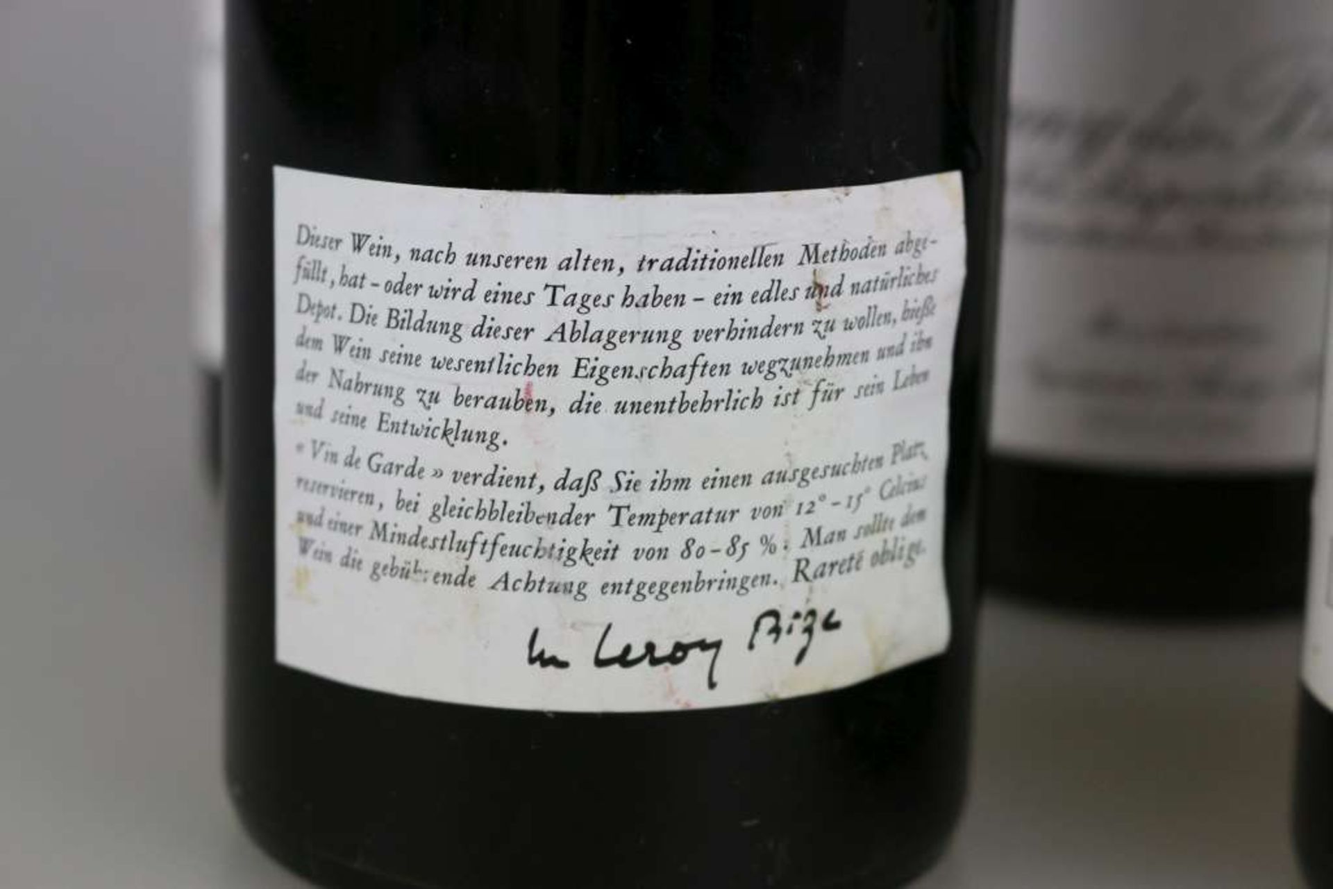 Rotwein, 5 Flaschen Savigny-lès-Beaune, Les Serpentieres 1978, Maison Leroy, Cote Beaune, Bourgogne, - Bild 3 aus 3