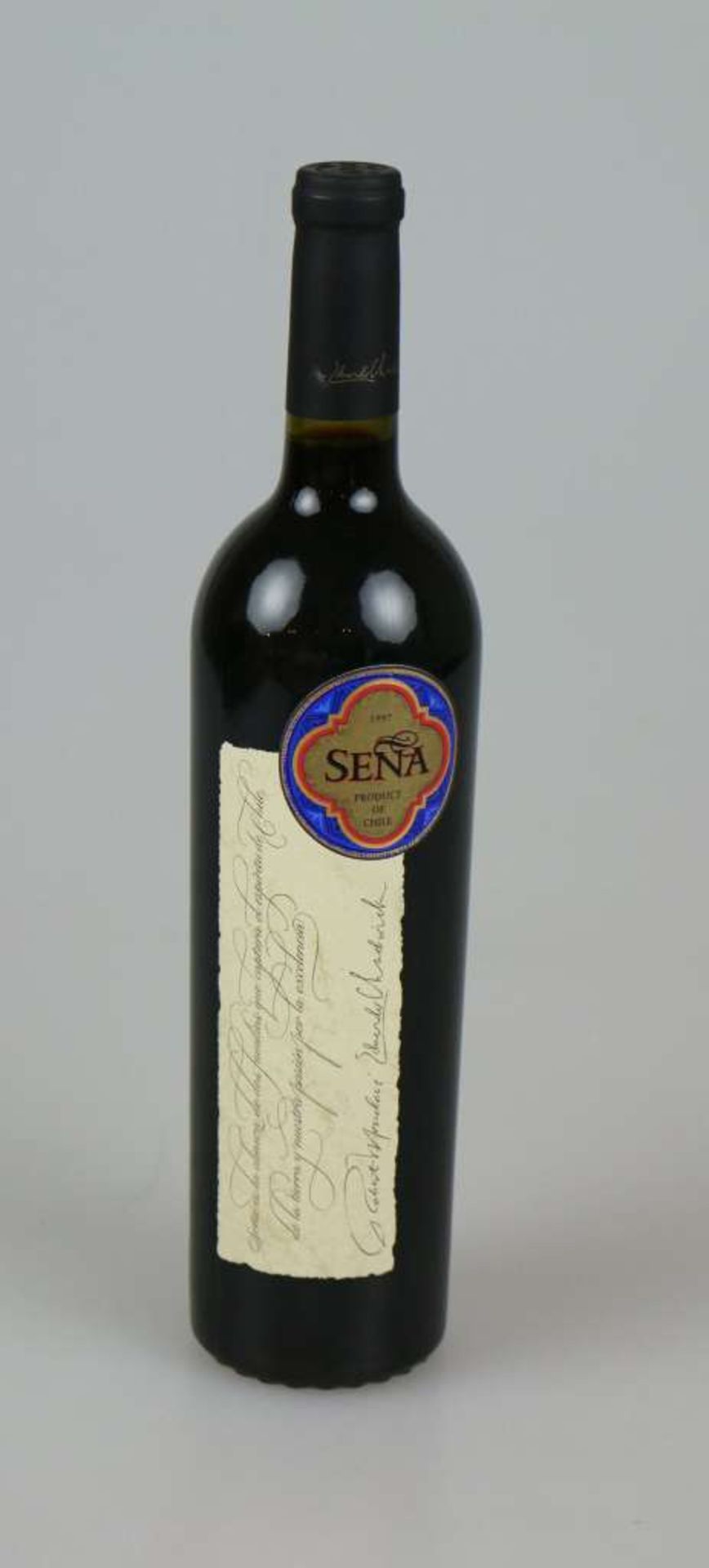 Rotwein, 6 Flaschen Sena, Vina Errazuriz/ Mondavi, Aconcagua Valley Chile, 1997, 0,75 L. In - Bild 3 aus 6