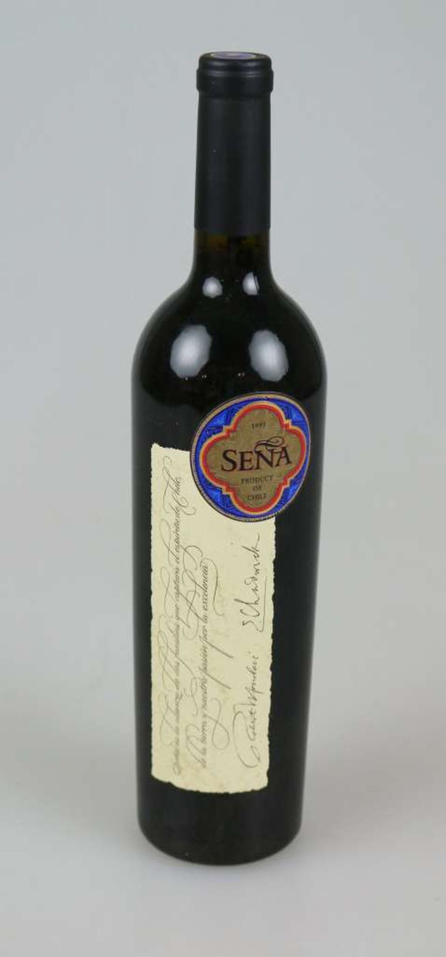 Rotwein, 6 Flaschen Sena, Vina Errazuriz/ Mondavi, Aconcagua Valley Chile, 1995, 0,75 L. Der Wein - Bild 2 aus 5
