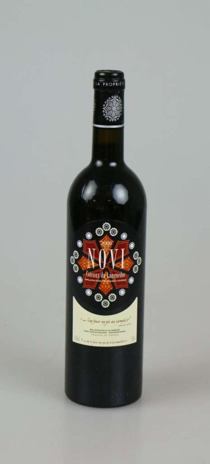 Rotwein, 6 Flaschen Novi, Domaine Saint-Jean du Novicat, Coteaux du Languedoc, 2000, 0,75 L. Der - Bild 2 aus 4