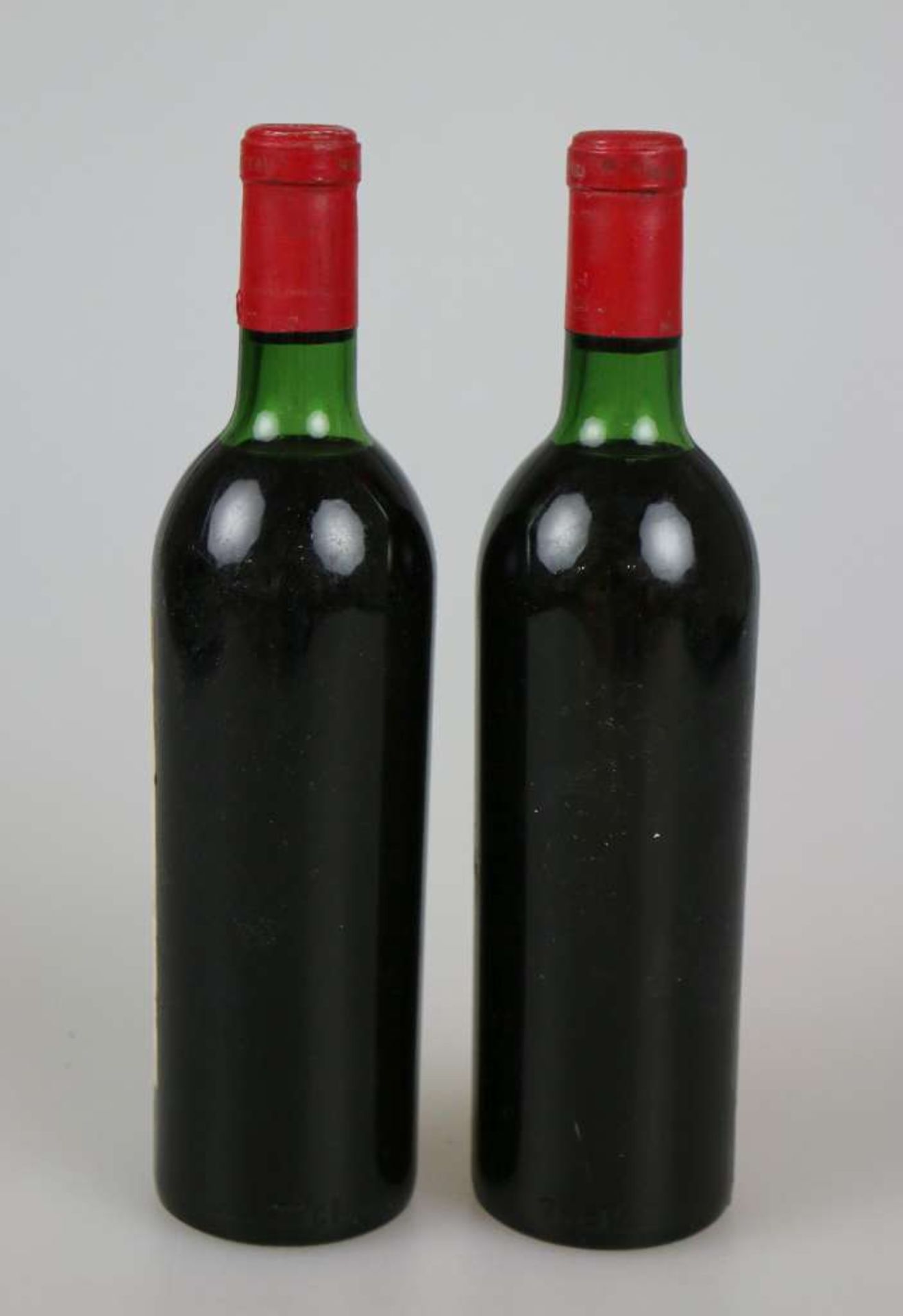 Rotwein, 2 Flaschen Château Baron Philippe, Pauillac, 1972, 0,73 L. 2x top shoulder. Etikett - Bild 3 aus 3
