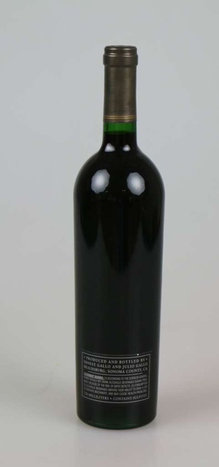 Rotwein, 6 Flaschen Northern Sonoma, "Estate Bottled", E.J.Gallo Vinery, Sonoma Valley, 1992, 0,75 - Bild 4 aus 5