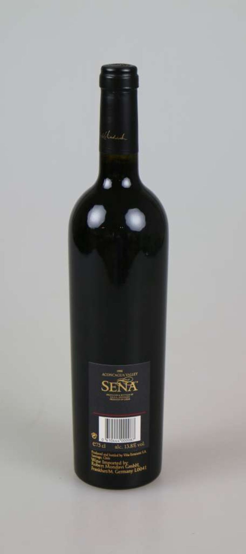 Rotwein, 6 Flaschen Sena, Vina Errazuriz/ Mondavi, Aconcagua Valley Chile, 1998, 0,75 L. In - Bild 5 aus 6