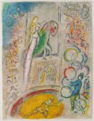 Marc CHAGALL (1887-1985), Farblithographie auf Bütten, Der jonglierende Clown, 1967, Blatt aus dem