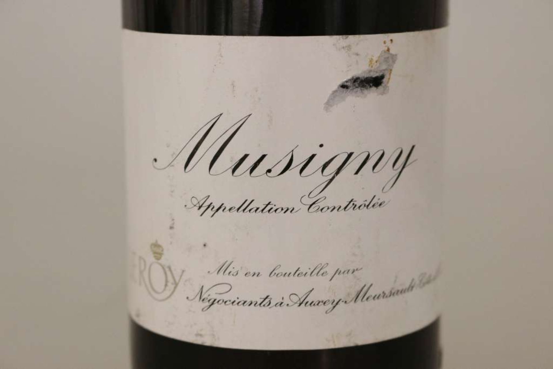 Rotwein, Flasche Musigny, 1969, Domaine Leroy, Grand Cru, Cote de Nuits, Bourgogne, 0,75 L, - Bild 2 aus 3