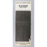 Arnulf RAINER (1929), Plakat RAINER "NNN malerei" der galerie st. stephan wien I 1958 sowie