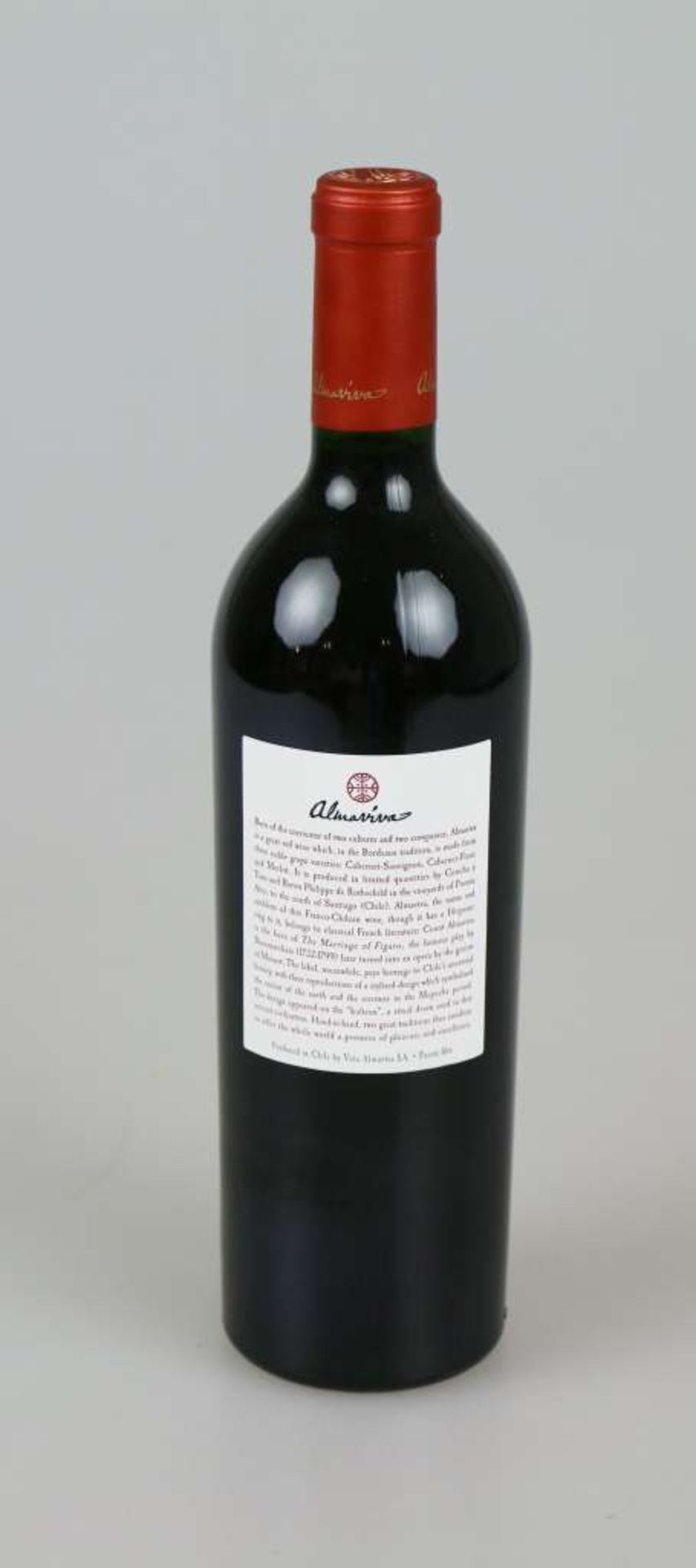 Rotwein, 6 Flaschen Almaviva Conchia y Torro, Edward Chadwick/ Philippe Rothschild, 1998, 0,75 L. In - Bild 4 aus 5