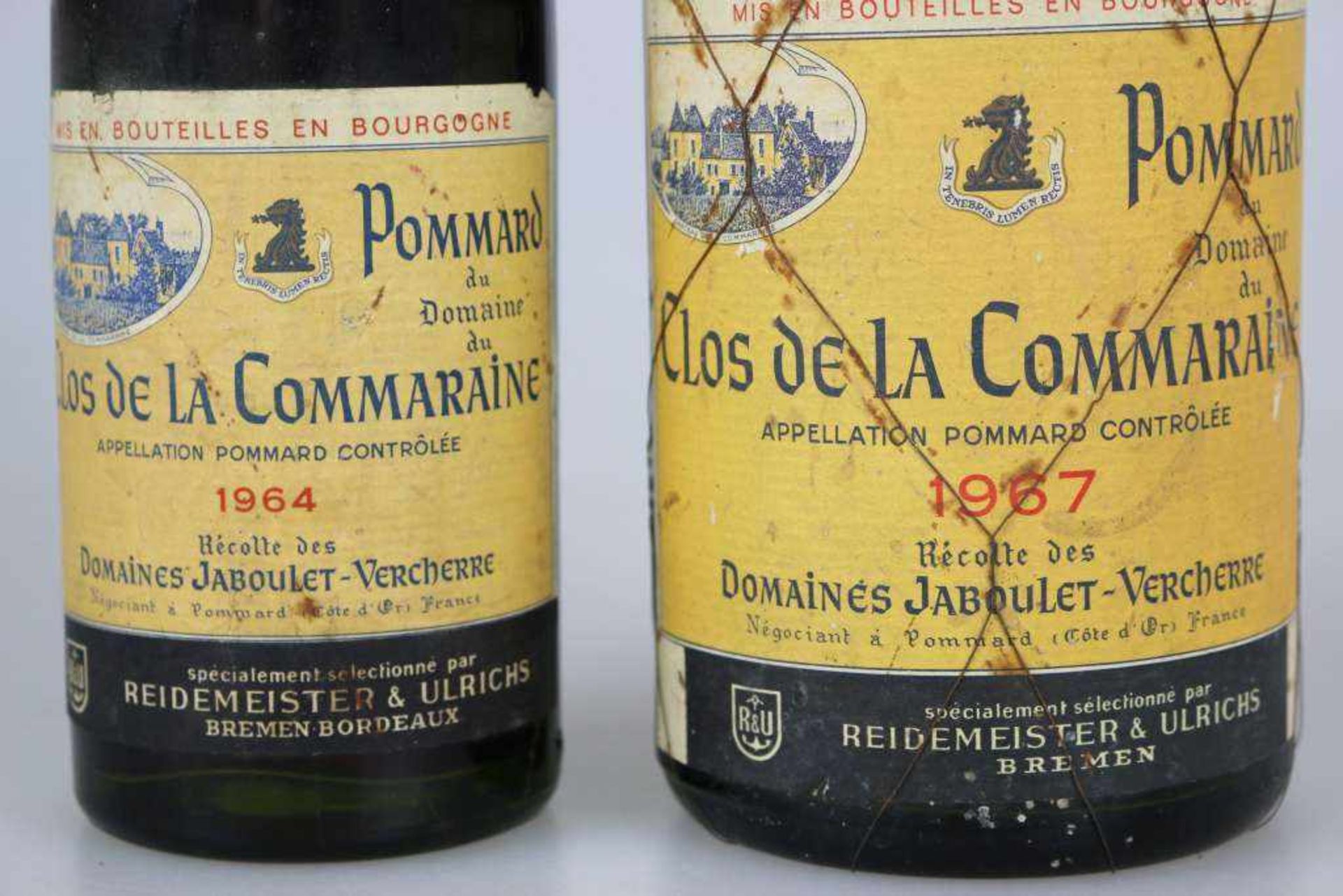 Rotwein, Magnum Flasche Clos de la Commaraine, Pommard première cru, Domaines Jaboulet-Vercherre - Bild 2 aus 2
