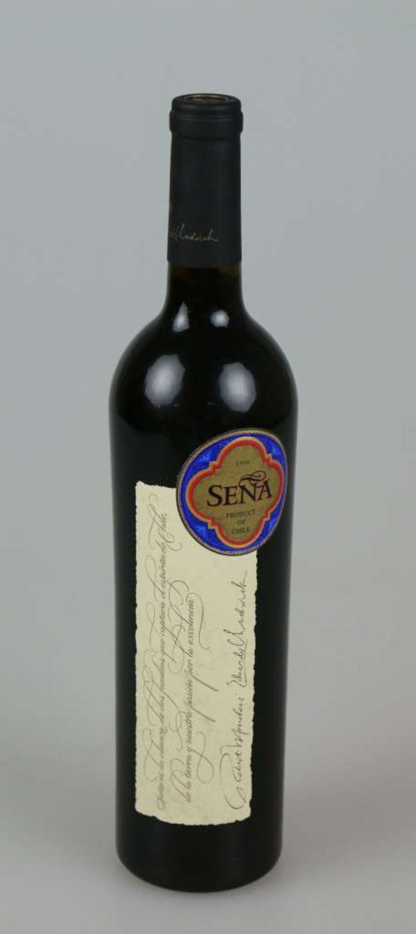 Rotwein, 6 Flaschen Sena, Vina Errazuriz/ Mondavi, Aconcagua Valley Chile, 1996, 0,75 L. In - Bild 3 aus 6
