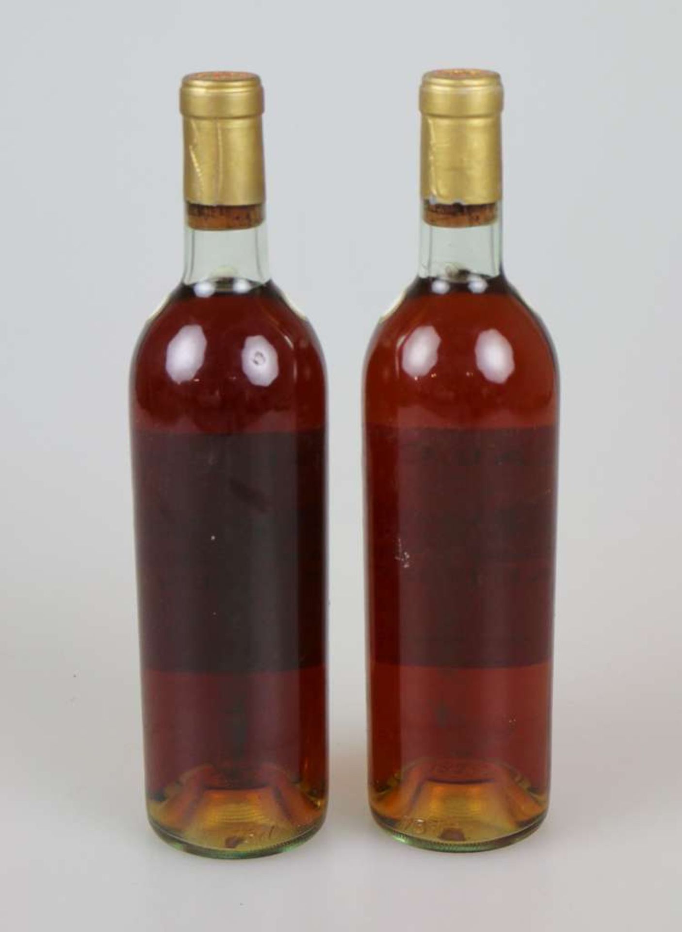 Süßwein, 2 Flaschen Château Caillou, 1959, 0,73 L. 2x top shoulder. Der Wein stammt aus einer - Bild 4 aus 4