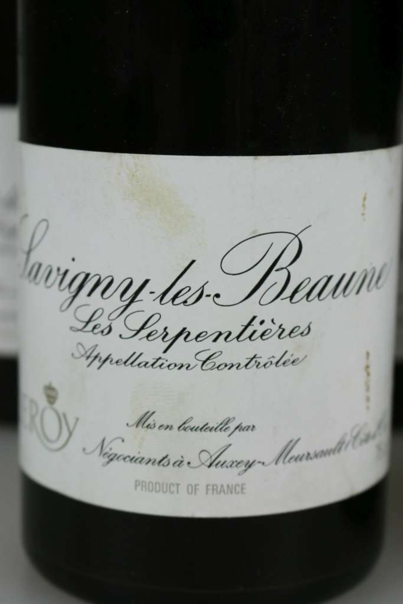 Rotwein, 5 Flaschen Savigny-lès-Beaune, Les Serpentieres 1978, Maison Leroy, Cote Beaune, Bourgogne, - Bild 2 aus 3