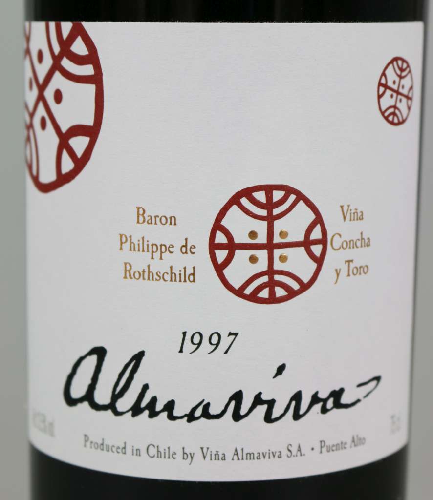 Rotwein, 6 Flaschen Almaviva Conchia y Torro, Edward Chadwick/ Philippe Rothschild, 1997, 0,75 L. In - Image 3 of 5