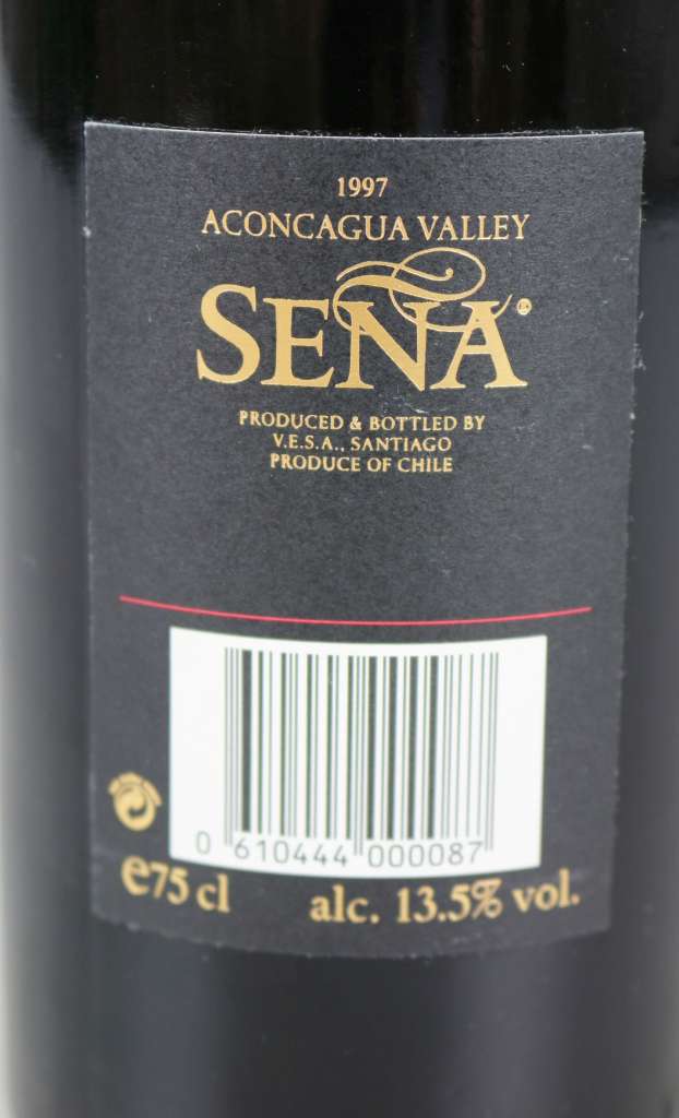 Rotwein, 6 Flaschen Sena, Vina Errazuriz/ Mondavi, Aconcagua Valley Chile, 1997, 0,75 L. In - Image 6 of 6