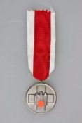 Ehrenzeichen für deutsche Volkspflege 4. Stufe Medaille, Buntmetall versilbert, Band neuzeitlich,