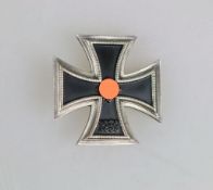 Eisernes Kreuz 1939 1. Klasse, Silber, einteilige Fertigung, nicht magnetisch, flach, rückseitig