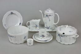 Rosenthal, Rest Speise- und Kaffeeservice 1970er Jahre, Monbijou Belvedere, bestehend aus: