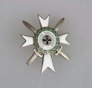 Deutsche Reich Kreuz der Deutschen Ehrenlegion (Ritterschaft Bismarck), Buntmetall versilbert, Rv.