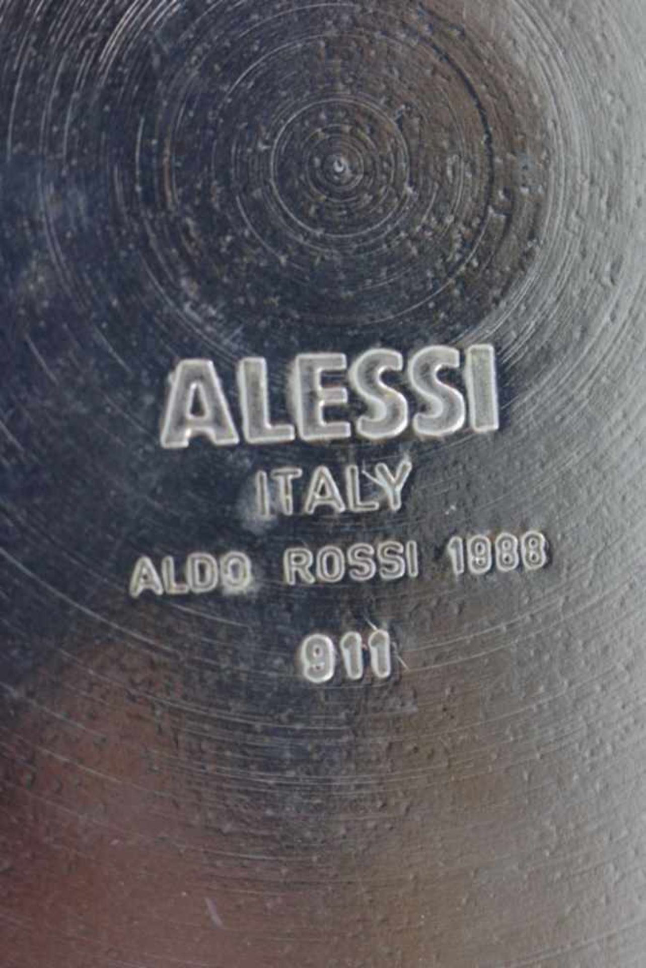 Alessi, Aldo Rossi Espressomaschinen 'La Cupola', 1988, H.: 29 cm, und Wasserkessel Alessi "Bird - Bild 4 aus 5