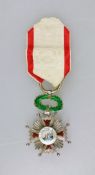 Spanien, Königlicher Orden von Isabel la Católica, Ritterkreuz, versilbert und emailliert, Zustand