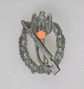 Infanteriesturmabzeichen in Silber, ohne Hersteller, Kriegsmetall, Zustand 2.- - -20.00 % buyer's