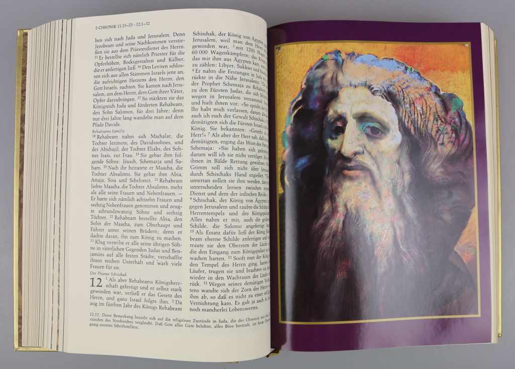 Ernst Fuchs, Bibel, Pattloch Verlag 1996, limitierte Vorzugsausgabe, num. 9069/20000, - Image 3 of 3