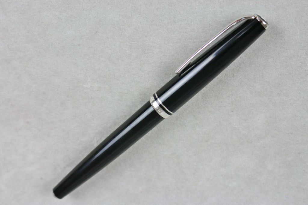 MONTBLANC Patronen Füllfederhalter, 90er Jahre, Modell Generation, Kappe und Korpus in schwarzem - Image 2 of 3