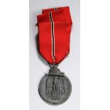Medaille, Drittes Reich, Winterschlacht im Osten, auch "Gefrierfleisch-Orden" genannt,Anhängeröse,