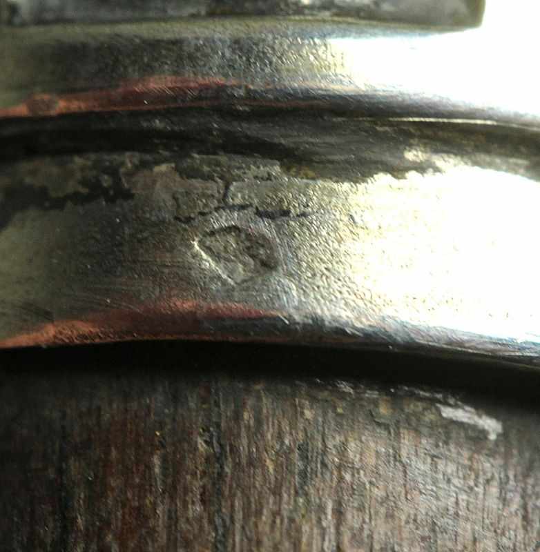 Spazierstock, 1. Hälfte 20. Jh., Griff aus Silber, gearbeitet in Form eines Adlerkopfes,Schuss aus - Image 4 of 5
