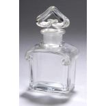 Glas-Parfumflakon, "Mitsouko, Guerlain", Cristalleries de Baccarat, 20. Jh., Rechteckstandmit