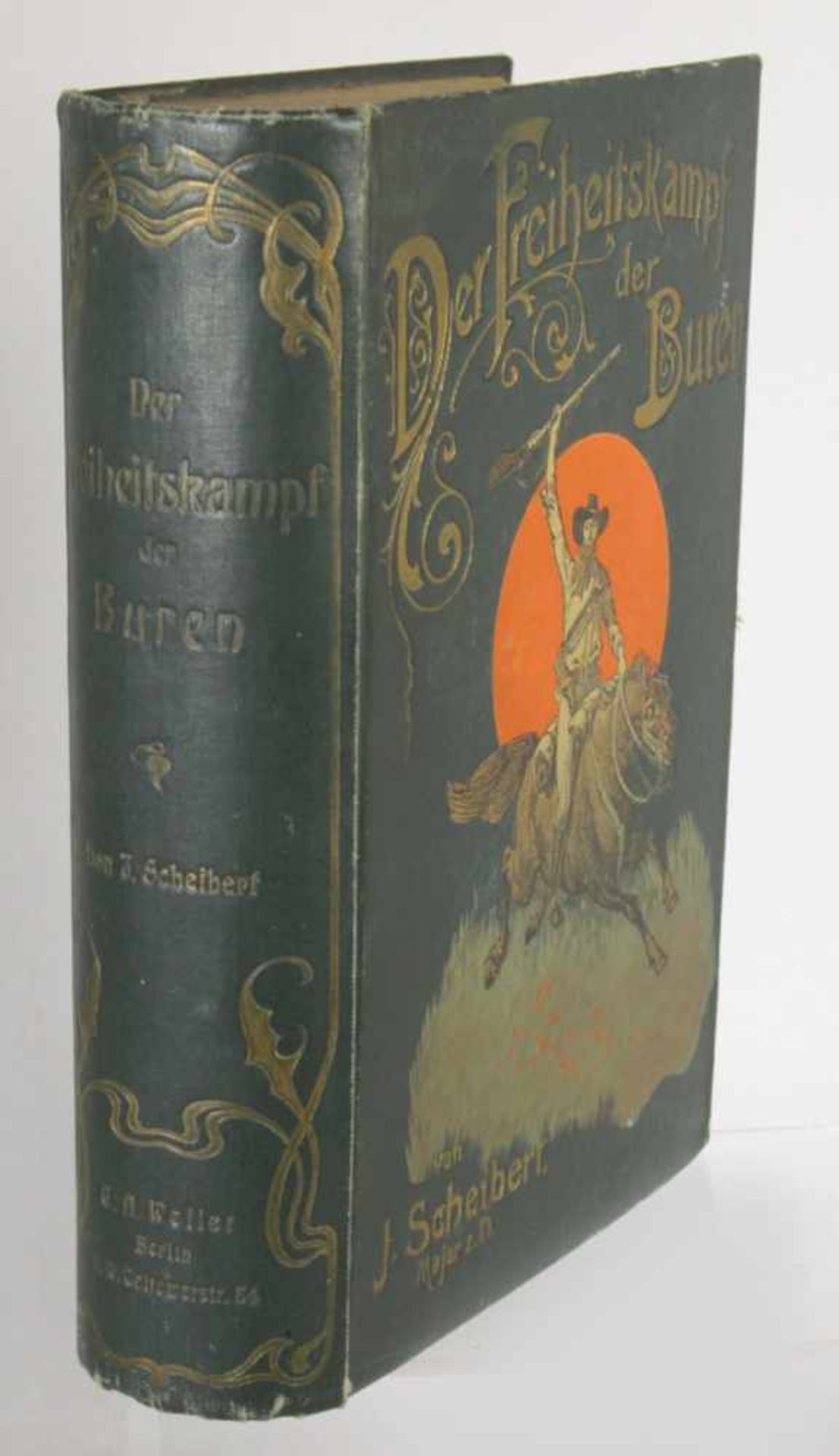 Buch, "Der Freiheitskampf der Buren", von J. Scheibert, Berlin, 1903, gebrauchter Zustand