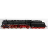 Dampflokomotive mit Tender, Roco, Spur H0, bez. BD Regensburg, bespielt