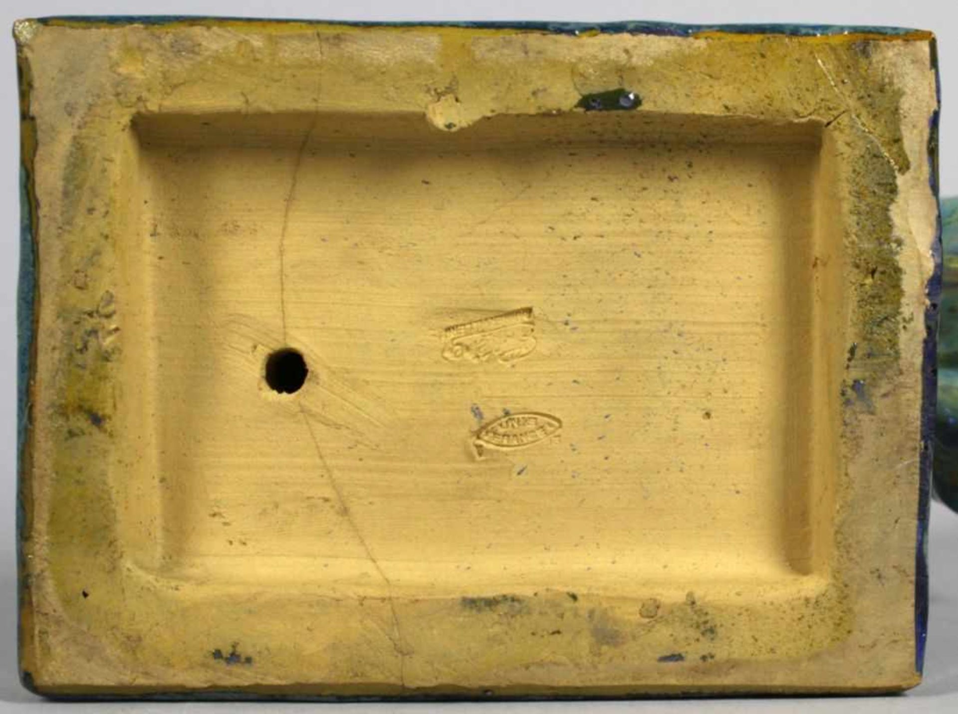 Lüsterfayence-Tierplastik, "Bluthundwelpe", Jean-Baptiste Cytère in der Société anonymedes - Bild 3 aus 3