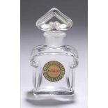 Glas-Parfumflakon, "Mitsouko, Guerlain", Cristalleries de Baccarat, 20. Jh., Rechteckstandmit