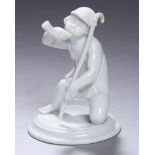 Weißporzellan-Figur, "Kleiner Wächter", Rosenthal, Kunstabteilung Selb, 1929, Entw.:Gustav Oppel