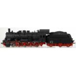 Dampflokomotive mit Tender, Roco, Spur H0, bez. BD Karlsruhe, Bw Haltingen, bespielt