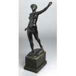 Bronze-Plastik, "Mondgöttin (Selene)", Scheer, Otto, dt. Bildhauer des 19./20. Jh.,vollplastische,