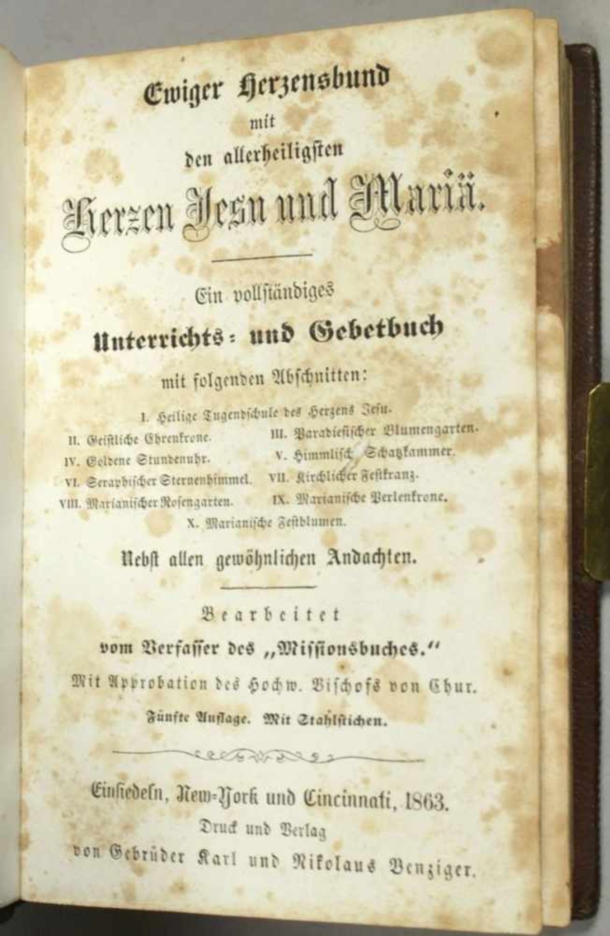 Buch, "Ewiger Herzensbund", mit den allerheiligen Herzen Jesu und Maria, vollständigesUnterrichts- - Bild 2 aus 2